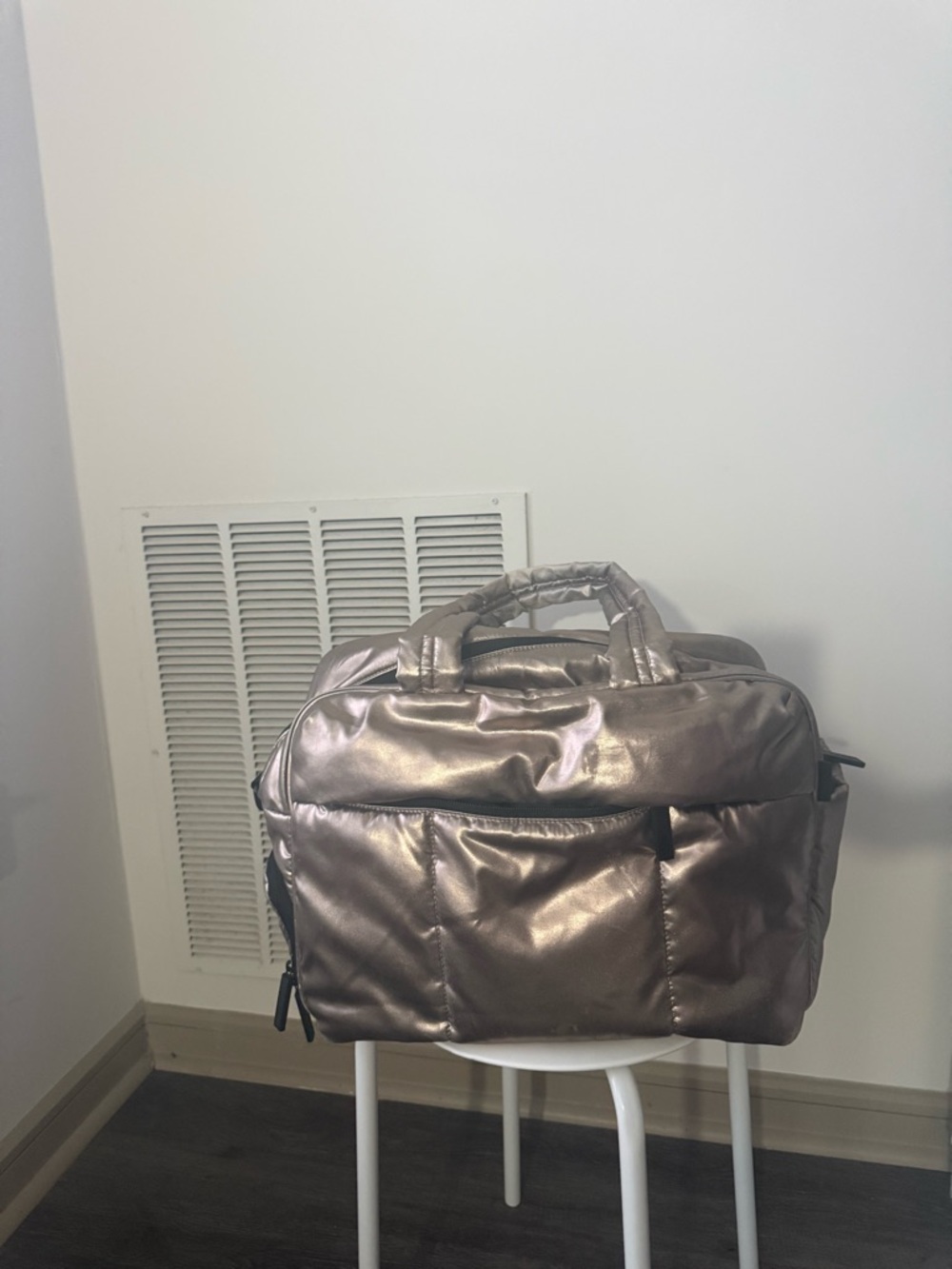 Calpak Metallic Gold Travel Bag
